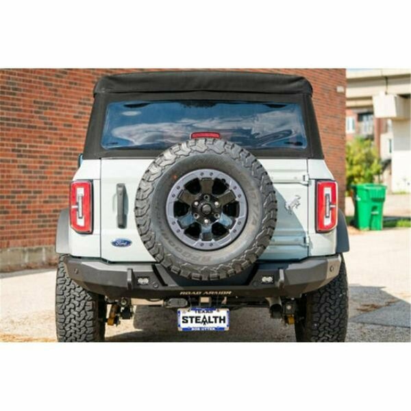 Auto Usa Rear Slim Fit Bumper for 2021 Plus Ford Bronco Stealth, Textured Black AU3848034